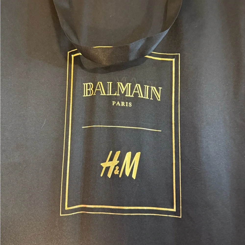 Balmain x H&M Black Garment Bag